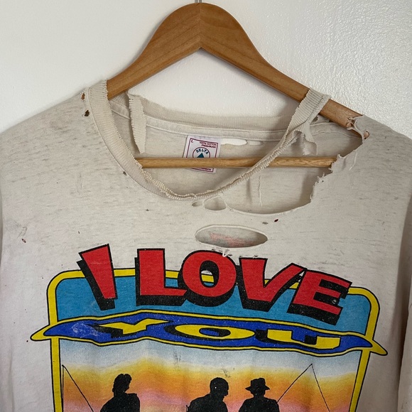 I Love You Man But You’re Not Getting My Bud Light thrashed vintage shirt - Picture 2 of 7